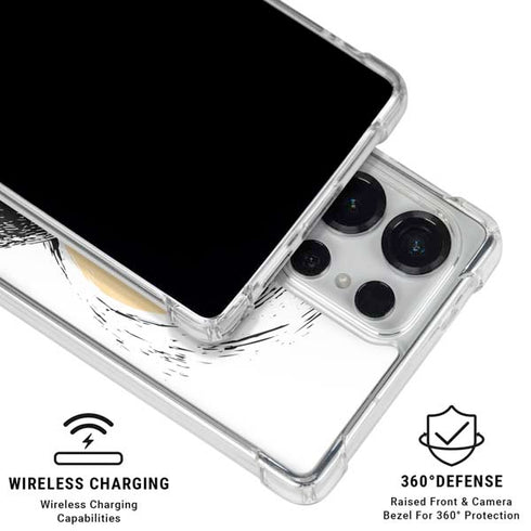 Disney The Nightmare Before Christmas Jack on Spiral Hill Art Galaxy S25 Ultra Clear Case